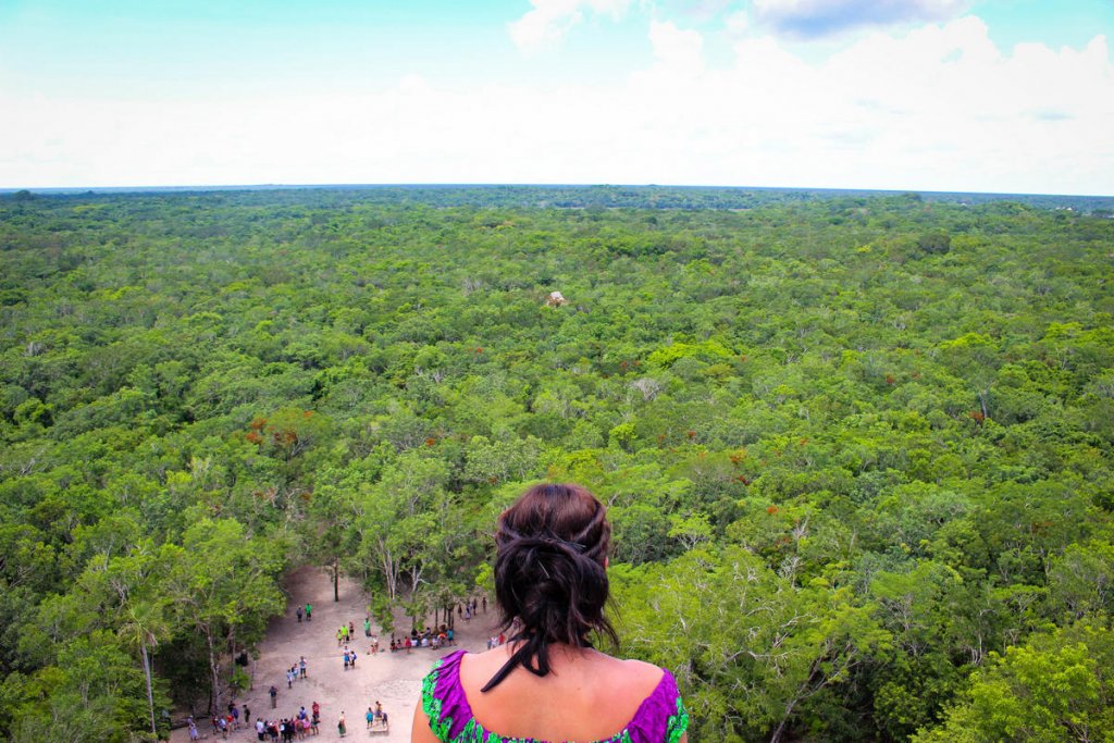 Pyramide mit fantastischer Aussicht in Cobá