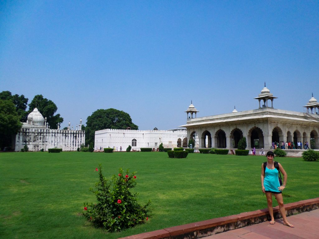 Park Red Fort Delhi Indien