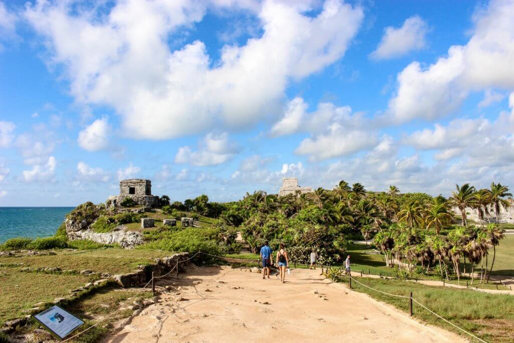 Tempel des Windgottes Tulum Yucatan