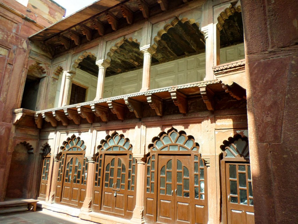 Agra Fort Innen Türe