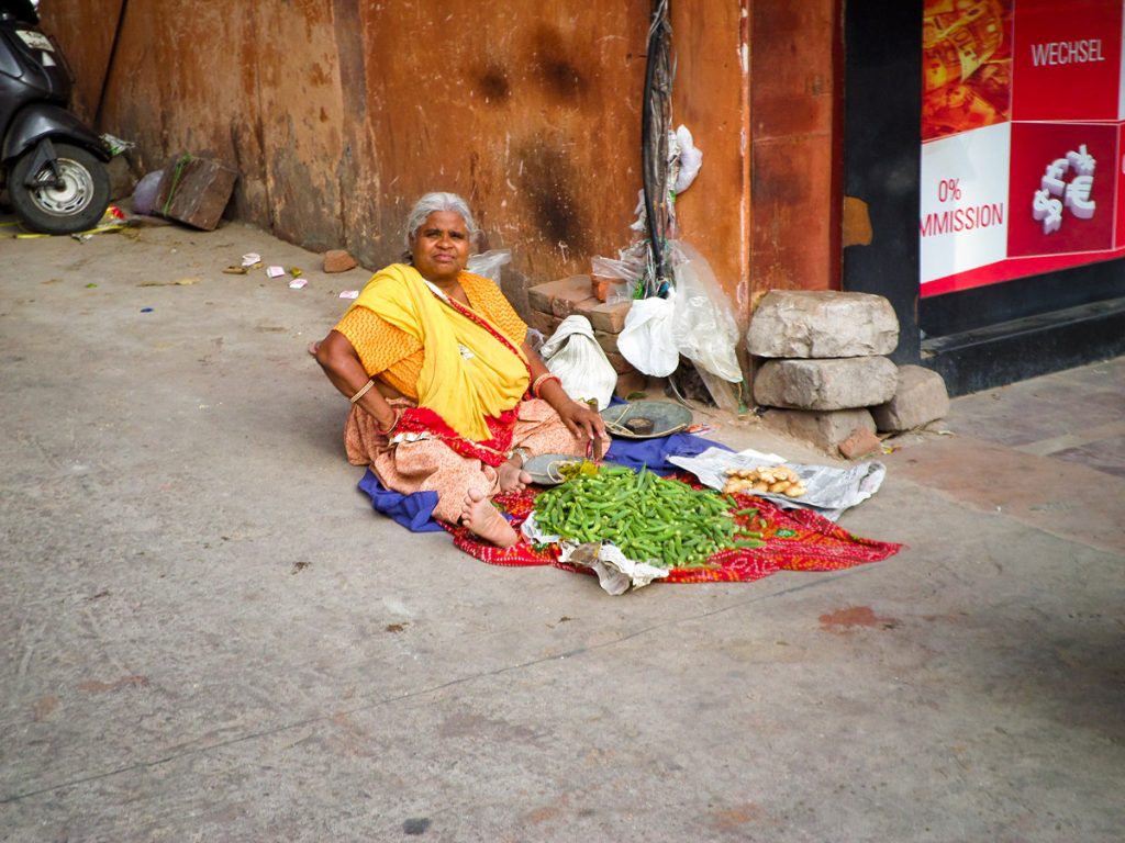 Frau Straße Jaipur