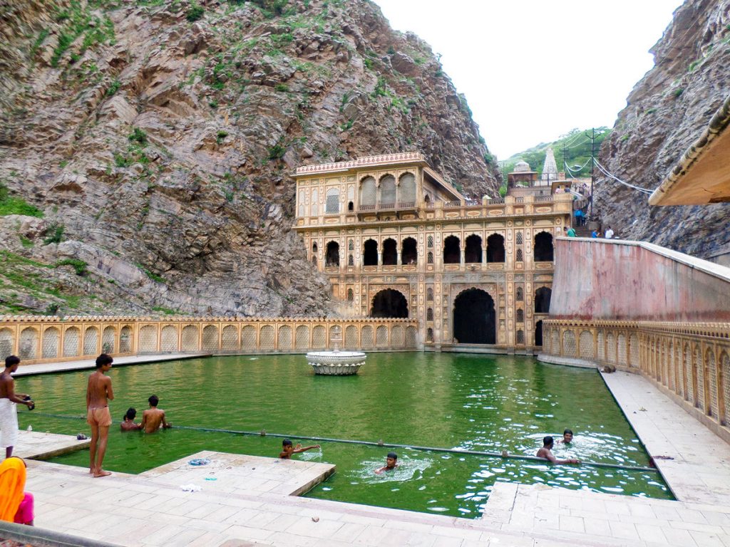 Galta Ji Affentempel Jaipur