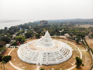 Hsinbyume Pagode Drohne Foto