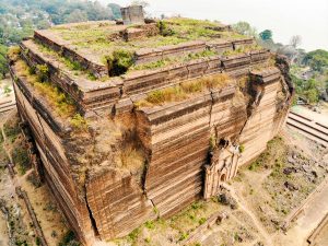 Mingun Pagoda Drone Photo