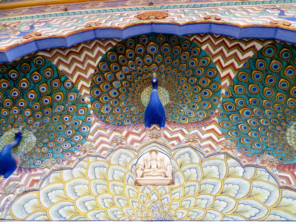 Pfau Chandra Mahal City Palace Jaipur