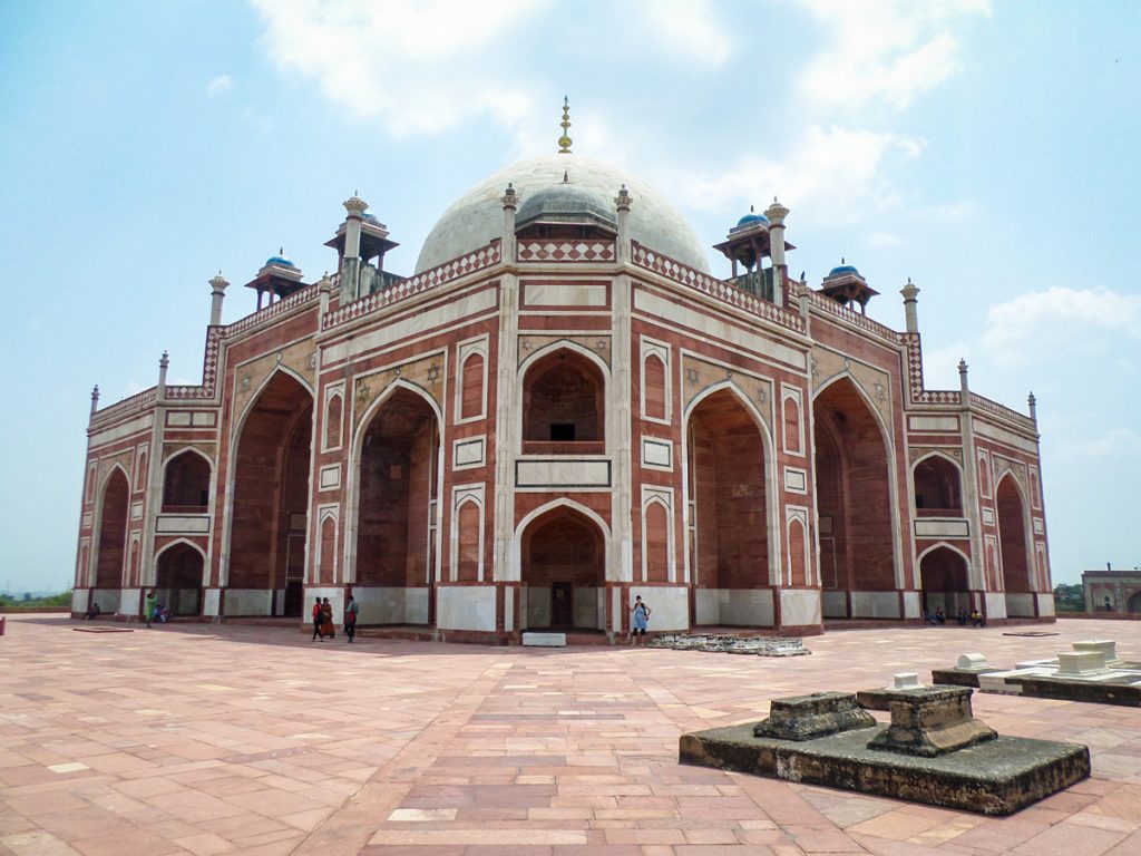 Seitenansicht Humayun-Mausoleum