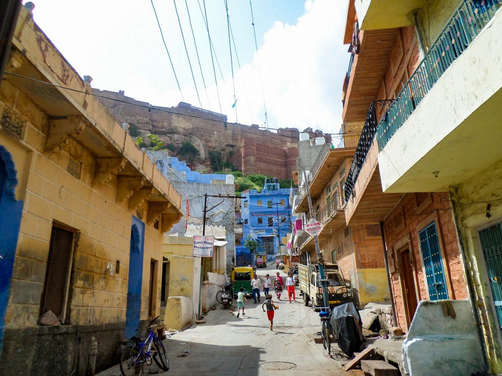 Weg zum Mehrangarh Fort