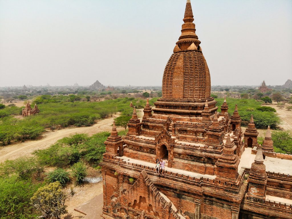 Bagan Tempel klettern