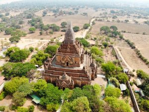 Htilominlo Tempel Drohne Aufnahme