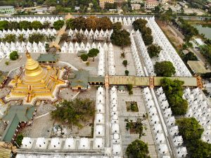 Kuthodaw Pagode Drohne