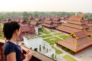 Mandalay Palace von oben