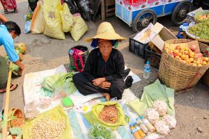 Pa-o Frau Markt Taunggyi