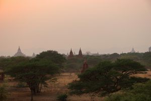 Sonnenuntergang in Bagan