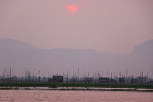 Sonnenuntergang Inle See