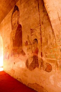 Wandmalerei Sulamani Tempel