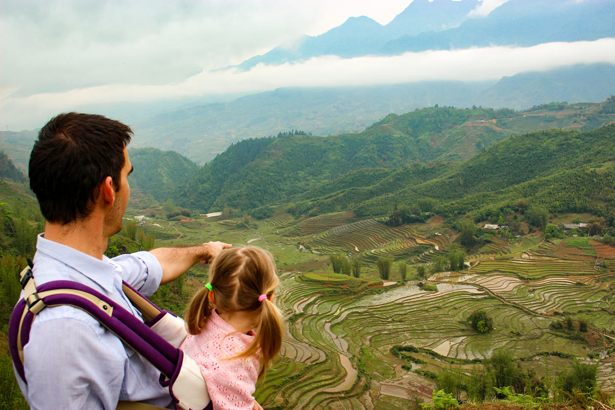 Reisterrassen Vietnam Sapa