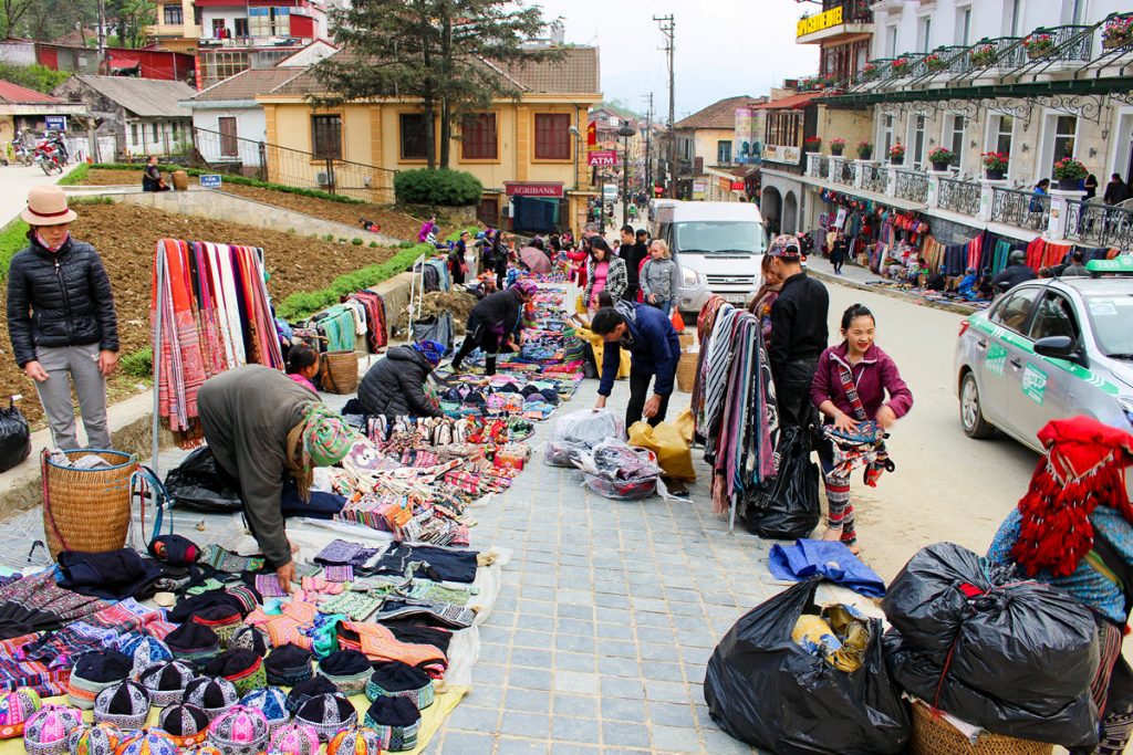 Straßenmarkt Sapa