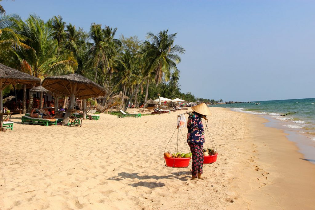 Strandverkäufer auf Phu Quoc