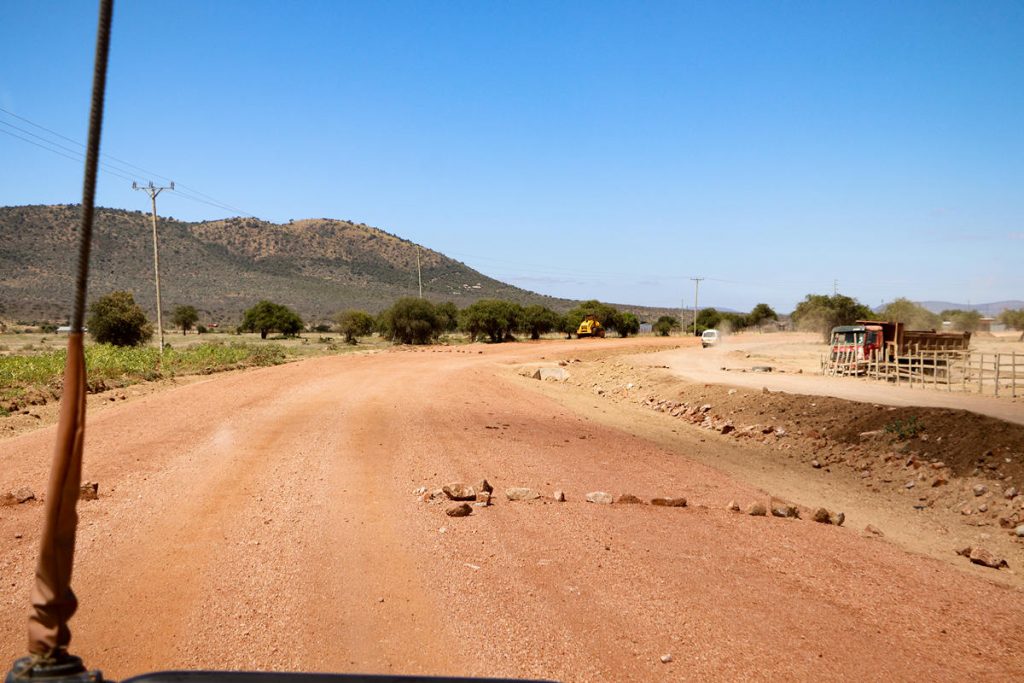 Feldweg Kenia