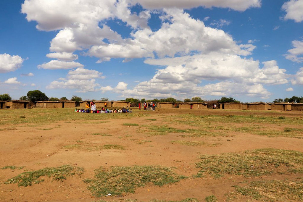 Masai Dorf Kenia