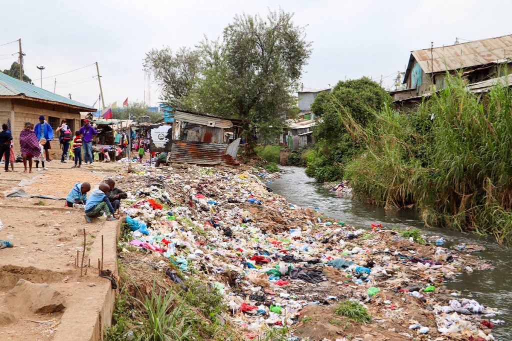 Mathare Slum Müll