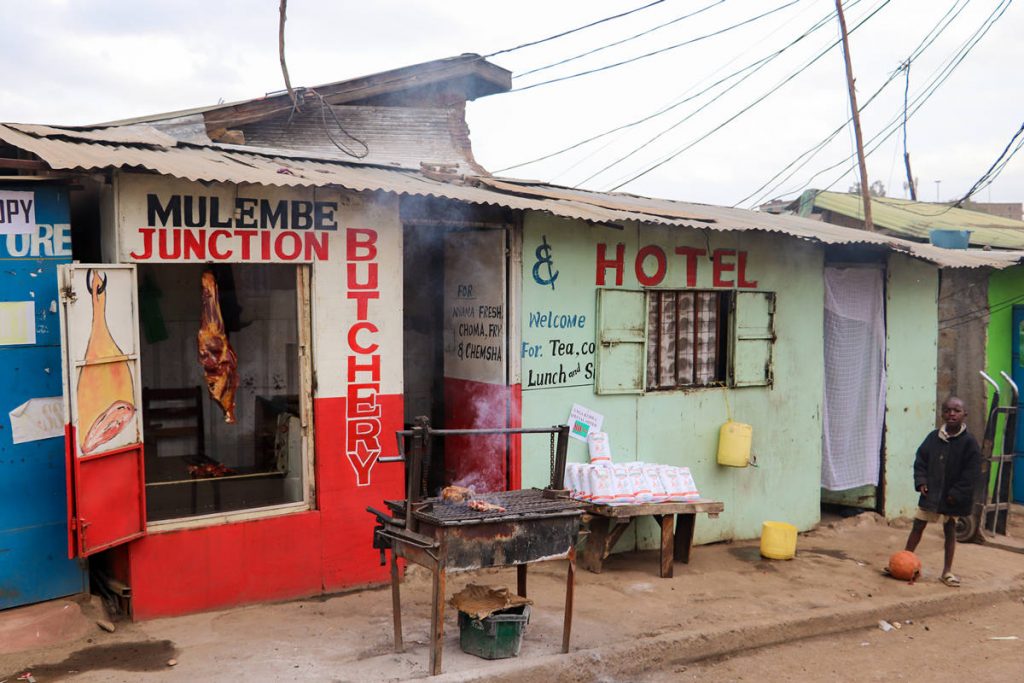 Metzgerei Mathare Slum