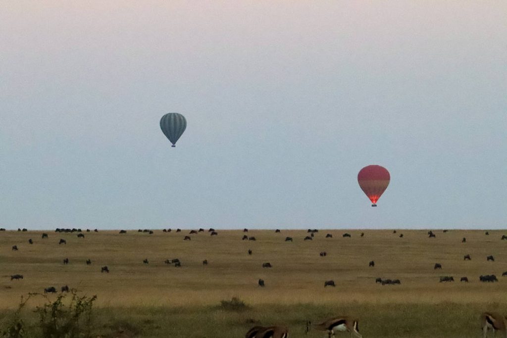 Safari Heißluftballon Kenia