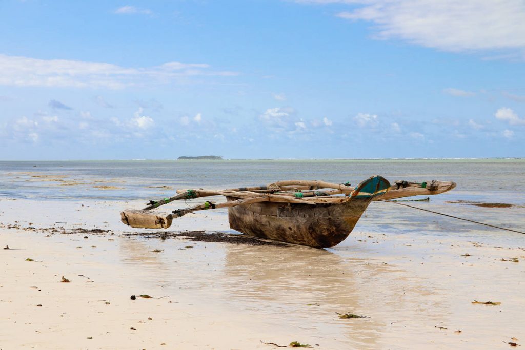 Fischerboot Matemwe Beach