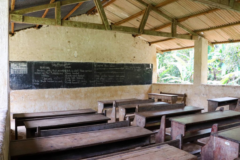 Klassenraum Schule Sansibar