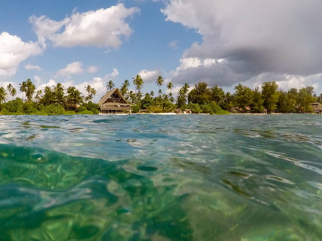 Matemwe Beach vom Meer