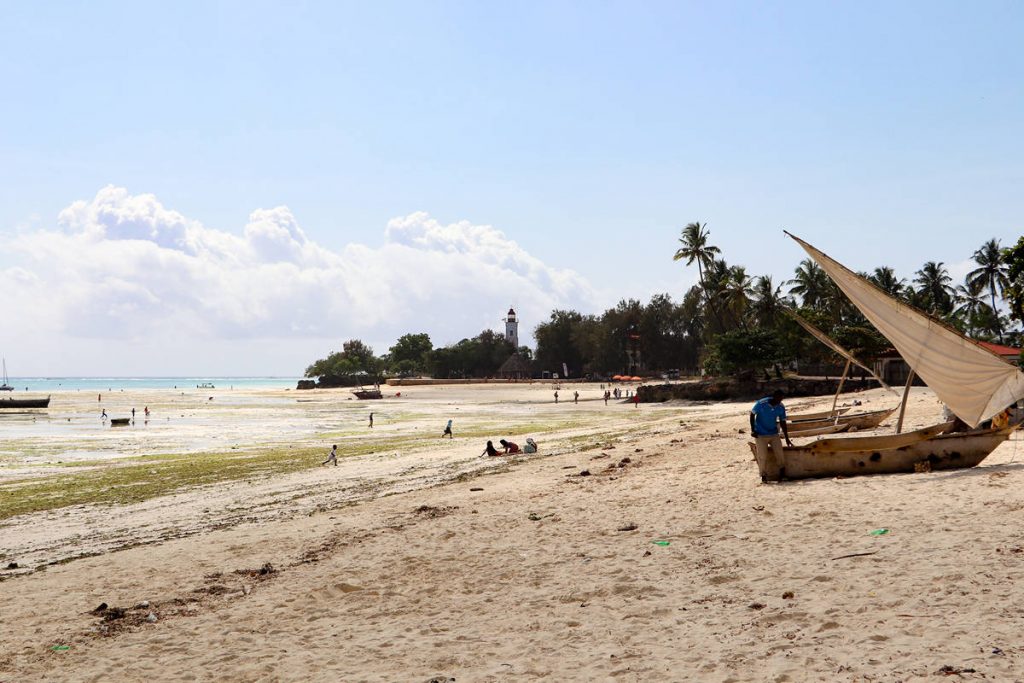 Nungwi Beach Ebbe