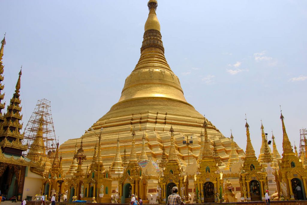 Shwedagon Pagode Yangon Myanmar