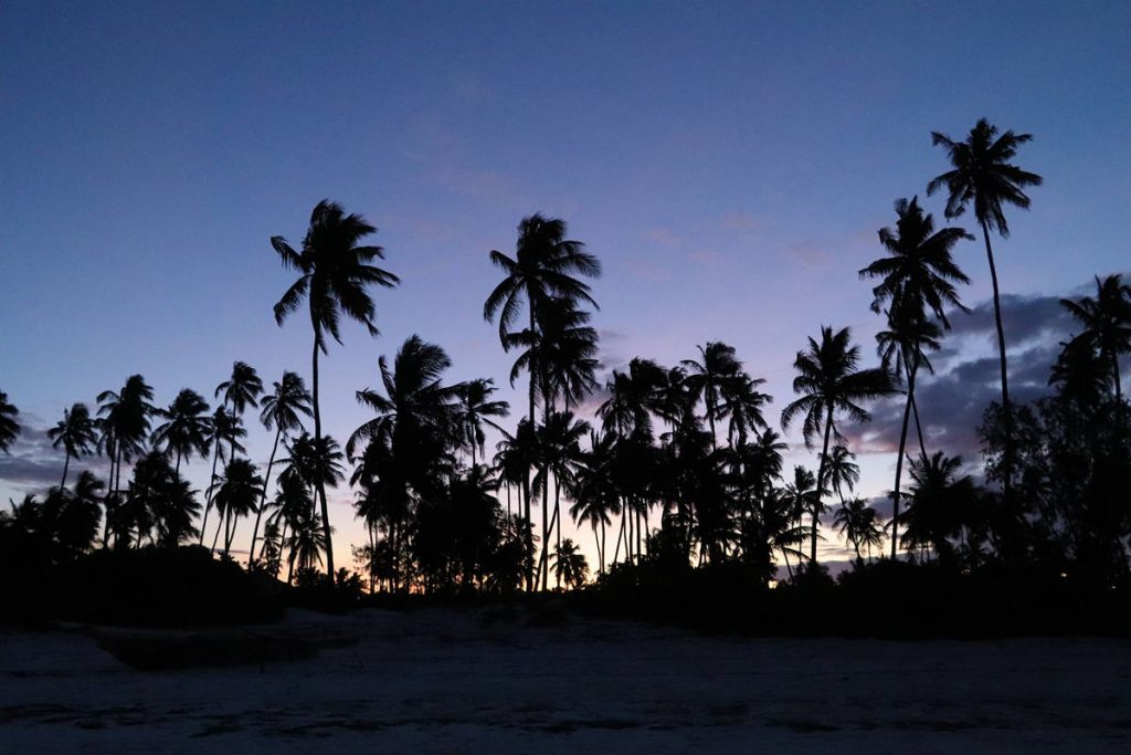 Sunset Matemwe Beach