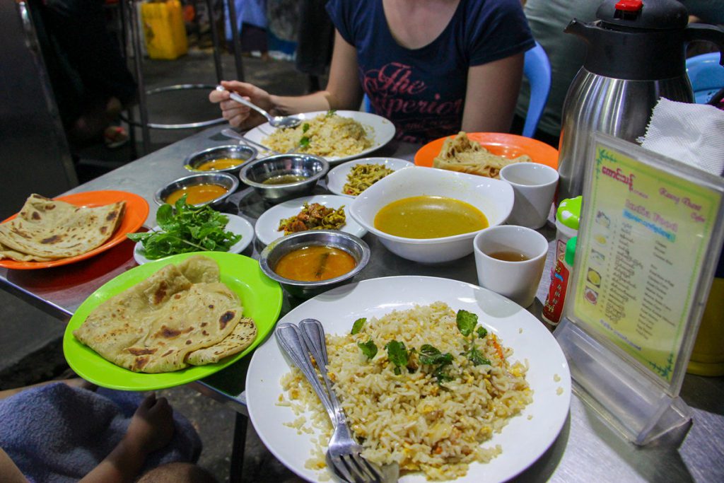 Indisches Essen Mandalay