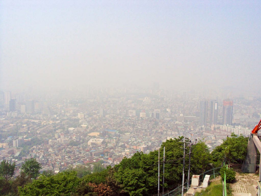 Aussicht vom Berg Namsan