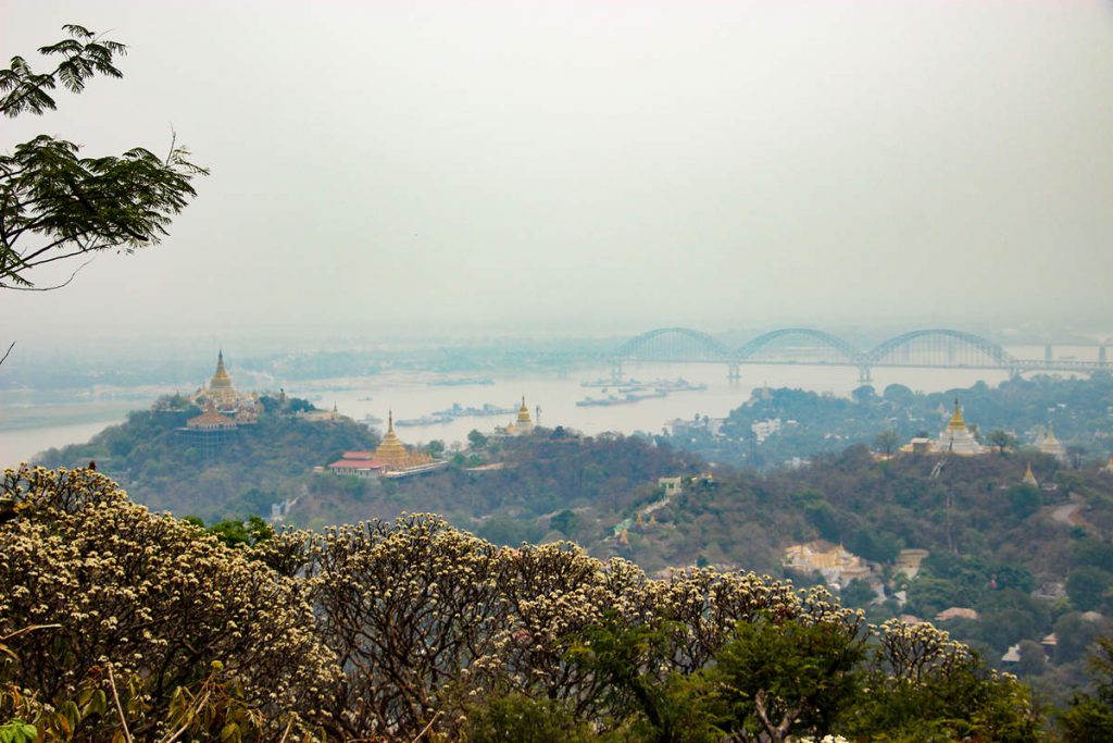Aussicht Sagaing Hill