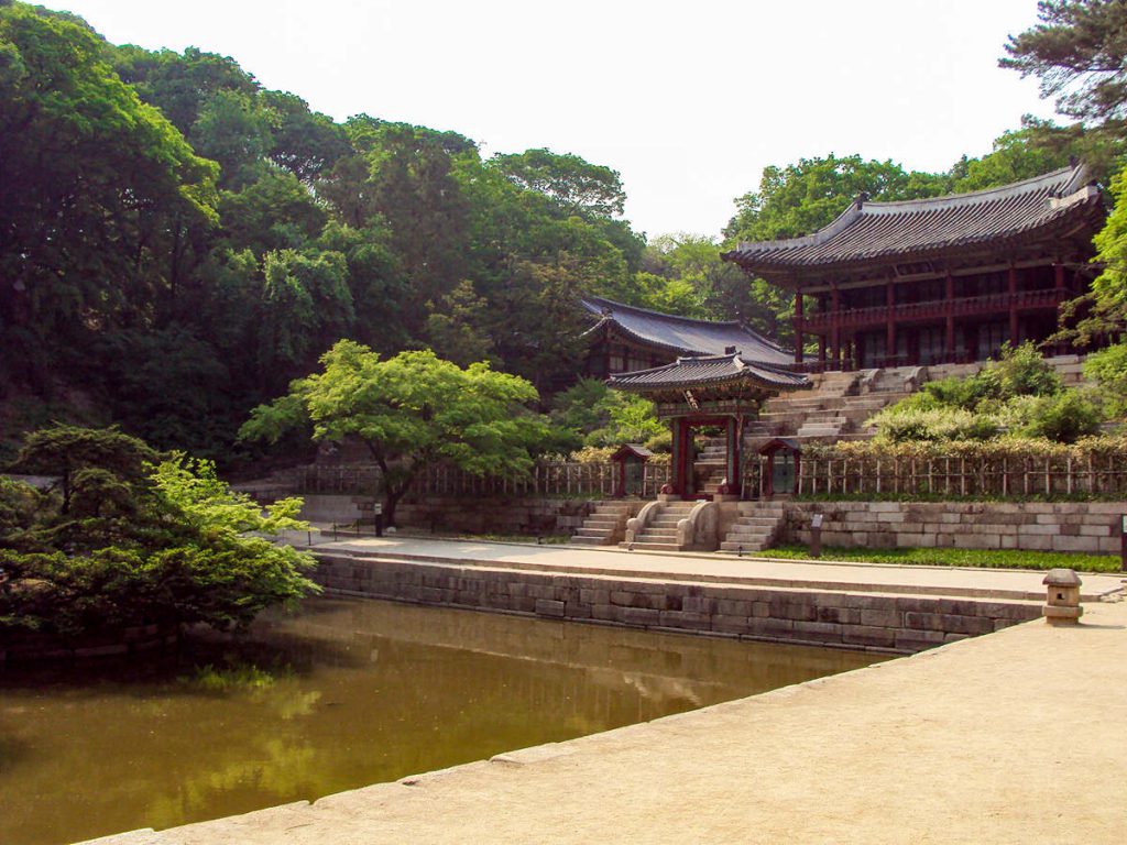 Buyongji Teich und Juhamnu Pavilion