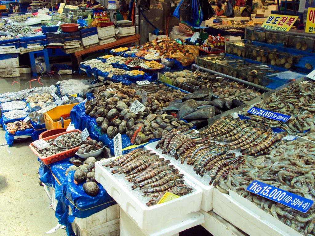 Fischmarkt Noryangjin Seoul