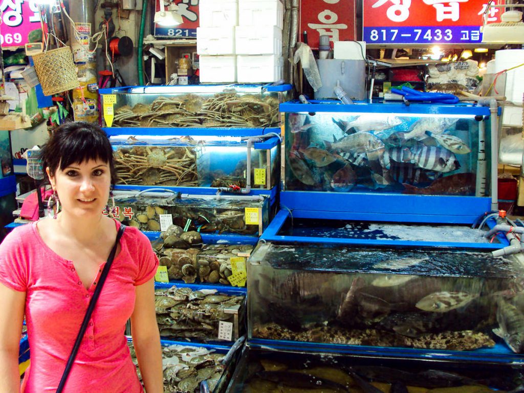 Fischmarkt Seoul Südkorea