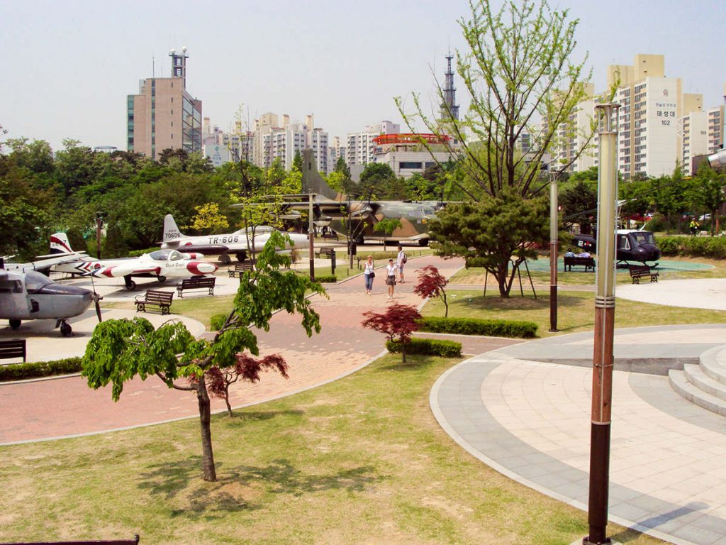 Flugzeugausstellung Boramae Park Seoul