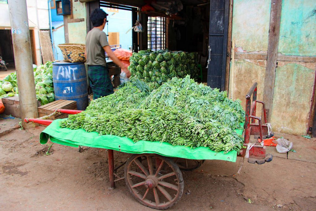 Gemüse Markt Mandalay