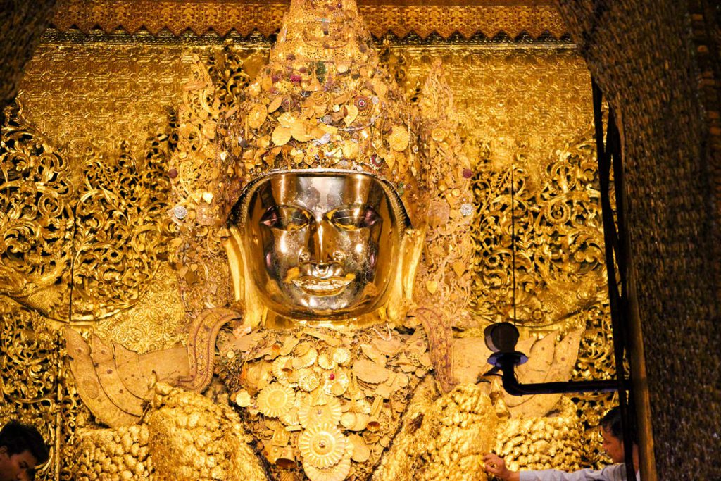 Goldener Buddha Mahamuni Pagode