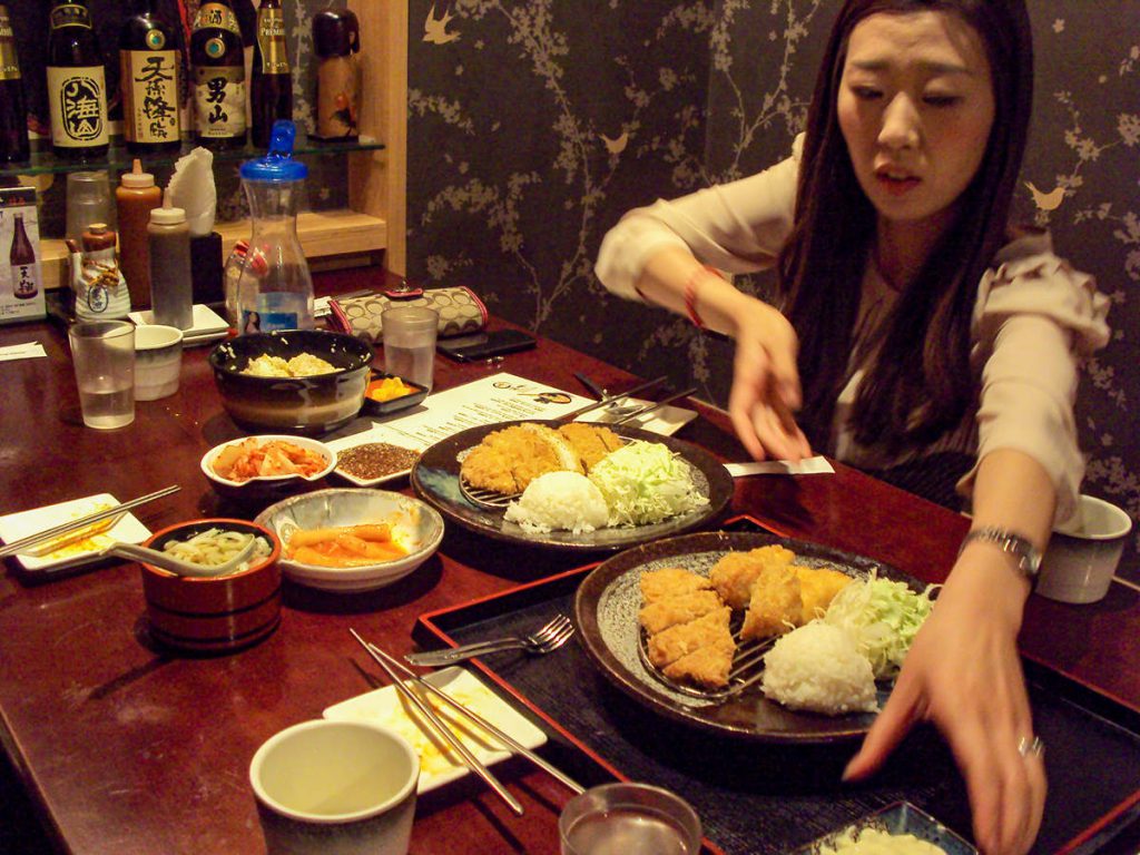 In dem japanischen Restaurant Haru in Seoul