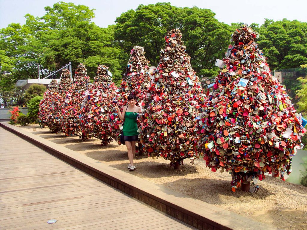 Liebesschlösser N Seoul Tower