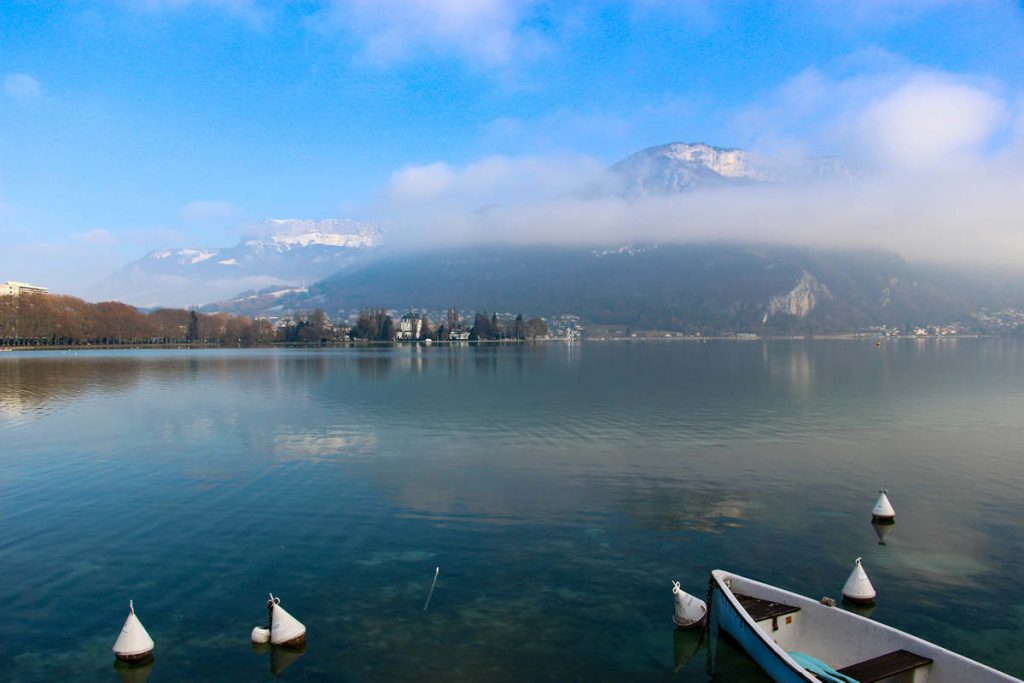 Lac d´Annecy im Winter