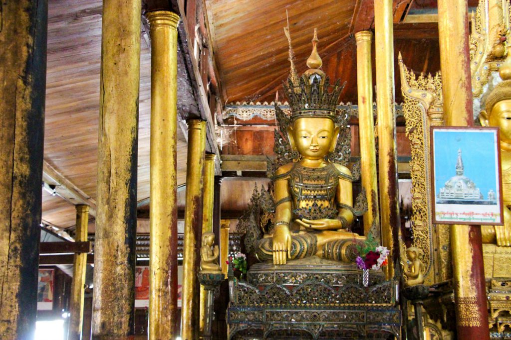 Buddha im Nga Phe Kyaung Kloster