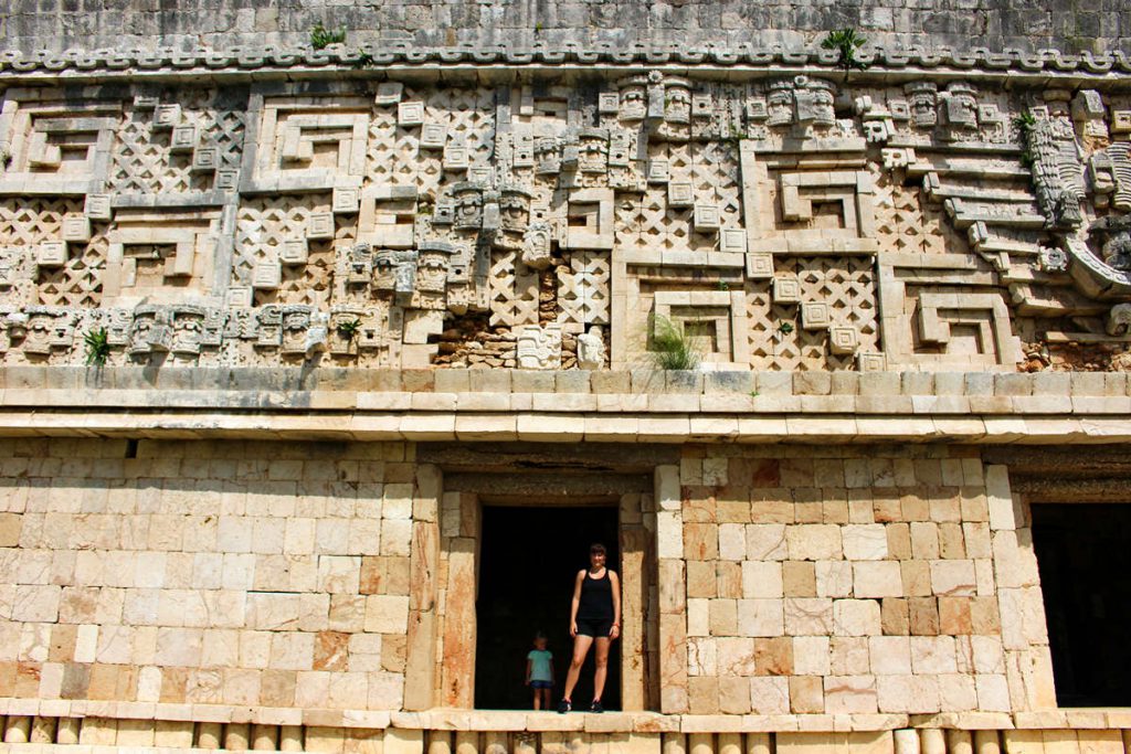 Fassade Gouverneurspalast in Uxmal