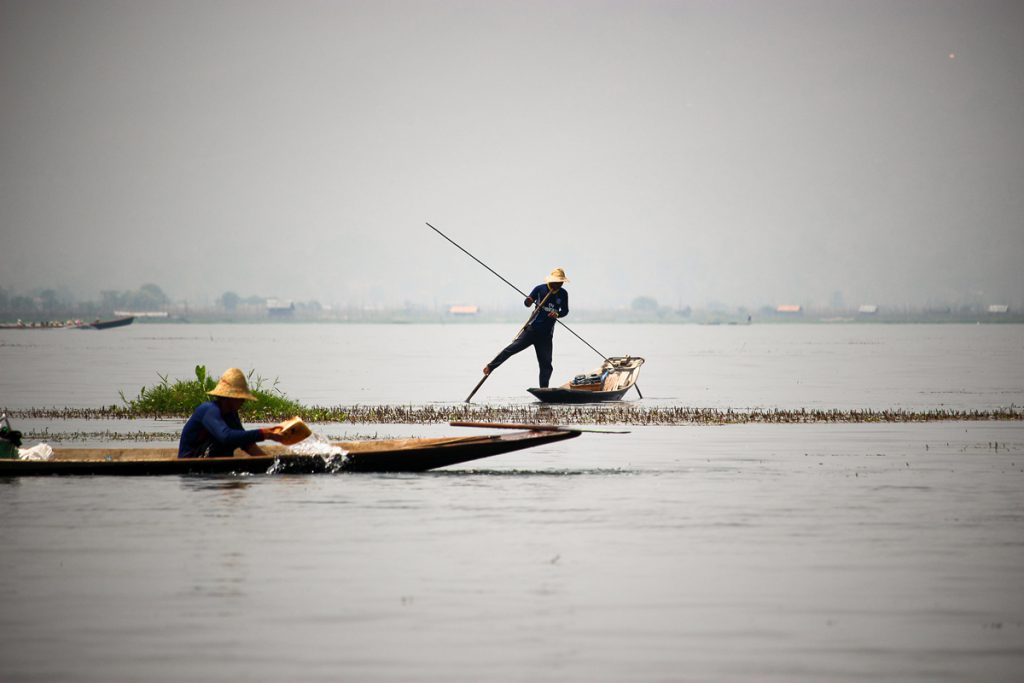 Fischer auf dem Inle-See