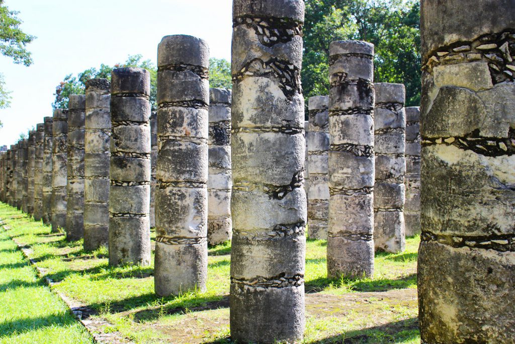 Halle der 1000 Säulen in Chichen Itza
