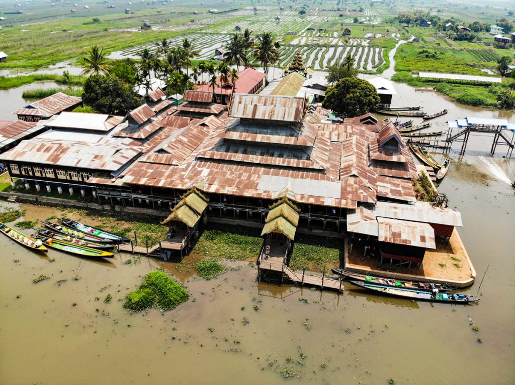 Nga Phe Kyaung Kloster auf dem Inle See